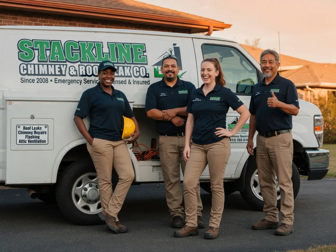 Chimney flashing repair company in Jamestown, SC